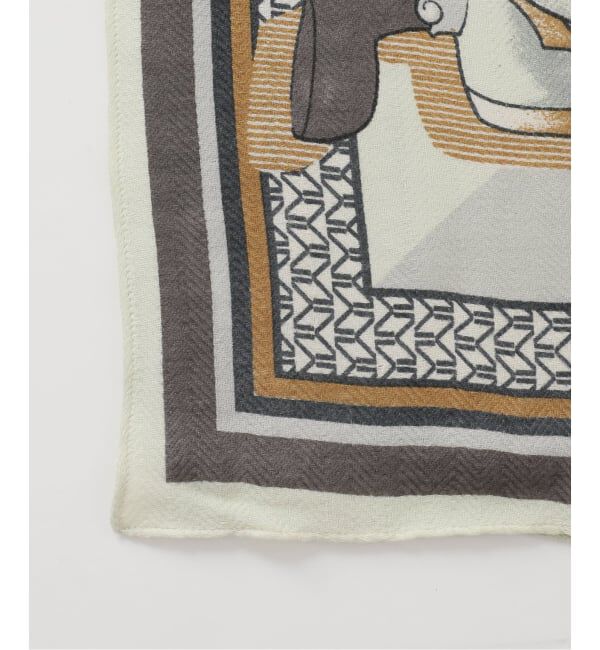 VERMEIL par iena「《予約》manipuri インドストール アブレスト 120x120cm 163333006」|ストール|