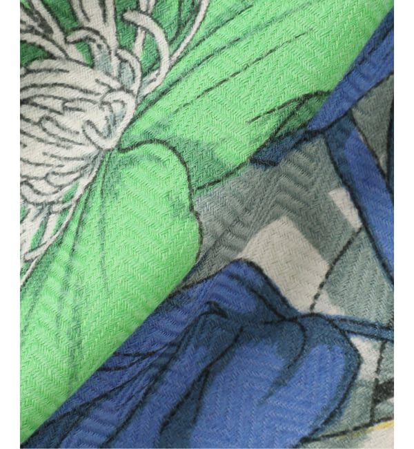 VERMEIL par iena「《予約》manipuri インドストール スローイングブーケ 120x120cm 163333007」|ストール|