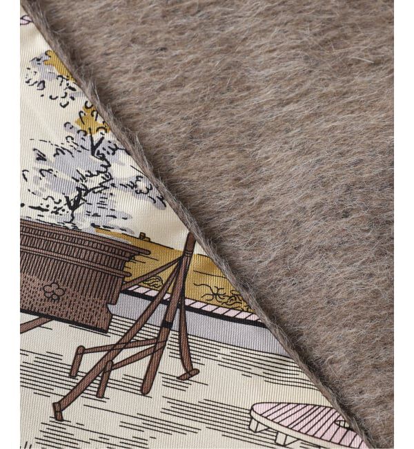 VERMEIL par iena「《予約》manipuri シルクWマフラー 41x190cm 0163339001/007」|マフラー|