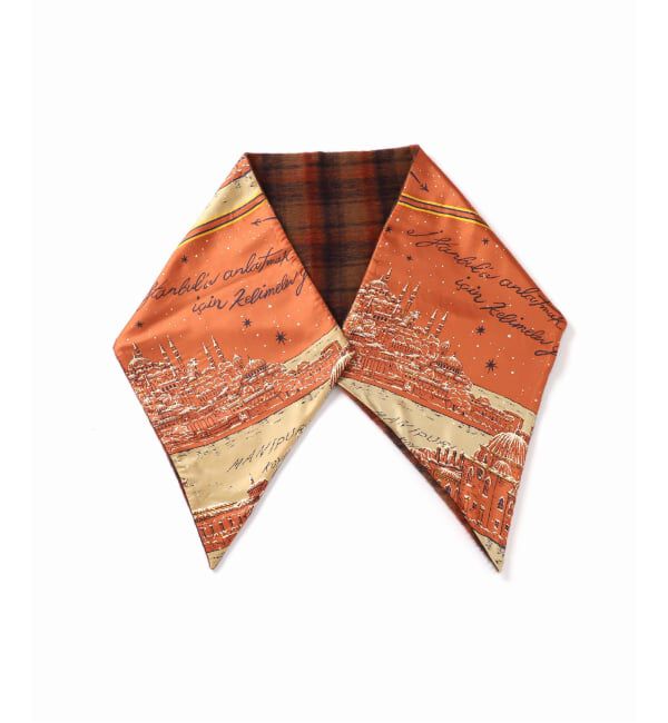 VERMEIL par iena「《予約》manipuri シルクWマフラー 41x190cm 0163339001/007」|マフラー|