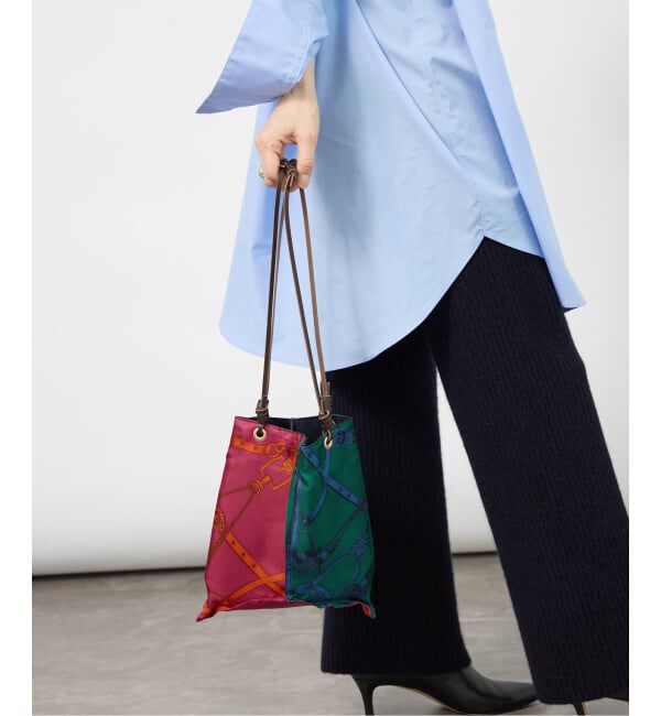 VERMEIL par iena「《予約》manipuri マニプリ リバーシブルプリントトートS H21 xW14cm 163252002」|トートバッグ|