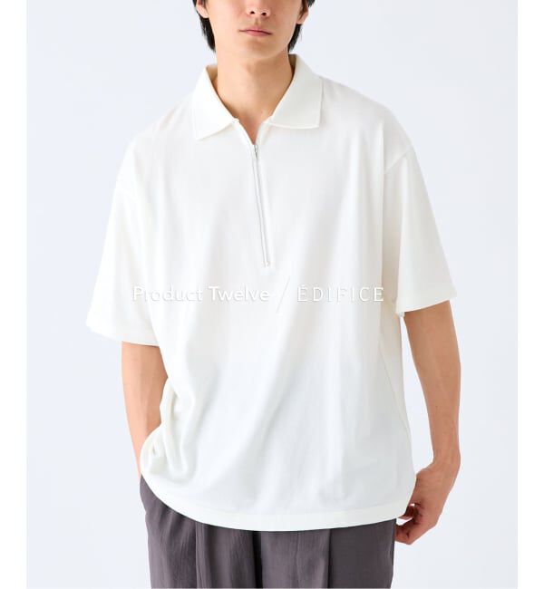 EDIFICE「EDIFICE by Product Twelve リファインドハーフジップ」|Tシャツ・カットソー|