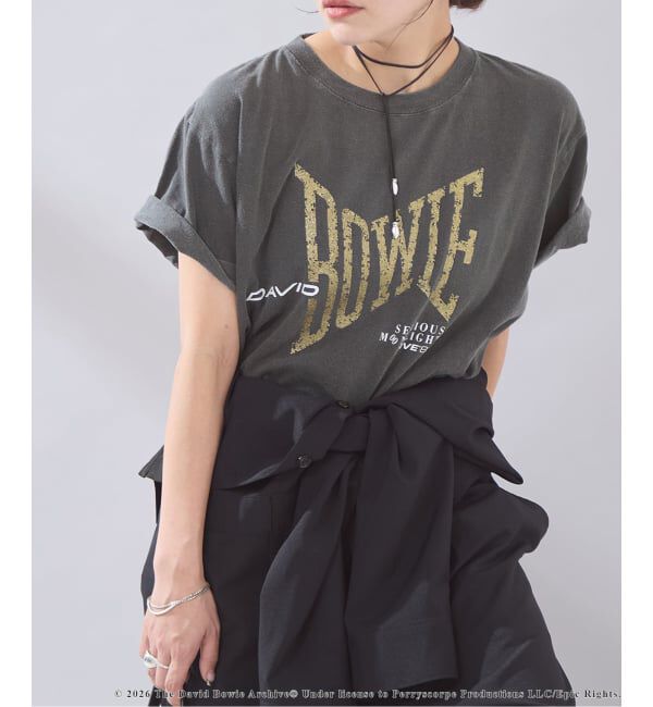 JOURNAL STANDARD「【osedit】JS DAVID BOWIE ROCK TEE」|Tシャツ・カットソー|ブラック A