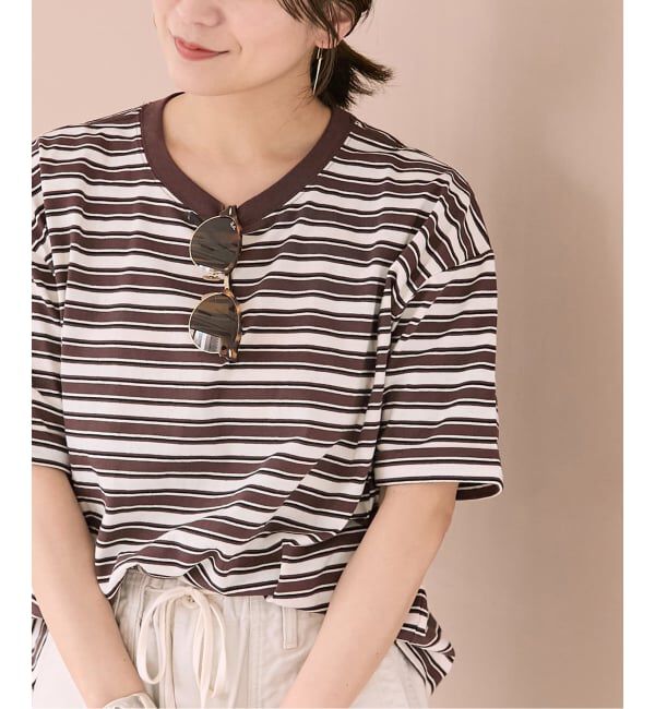 JOURNAL STANDARD「《追加2》汗ジミ防止ボーダービッグT」|Tシャツ・カットソー|