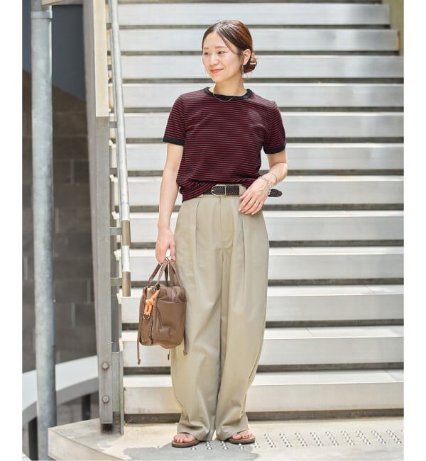 JOURNAL STANDARD「パイルボーダーT」|Tシャツ・カットソー|