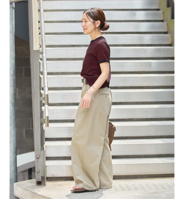 JOURNAL STANDARD「パイルボーダーT」|Tシャツ・カットソー|