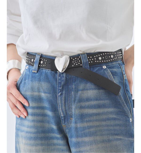 journal standard L'essage「《予約》A VACATION/ア バケーション HEART30 STONE STUDS SV ベルト」|ベルト|