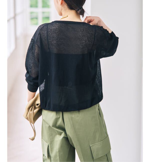 Spick and Span「コットンリネンカーディガン」|カーディガン|