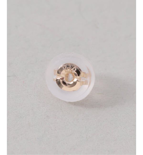 Lilas by Spick&Span「《予約》スモーキークォーツスタッドピアス K10（両耳）」|ピアス|