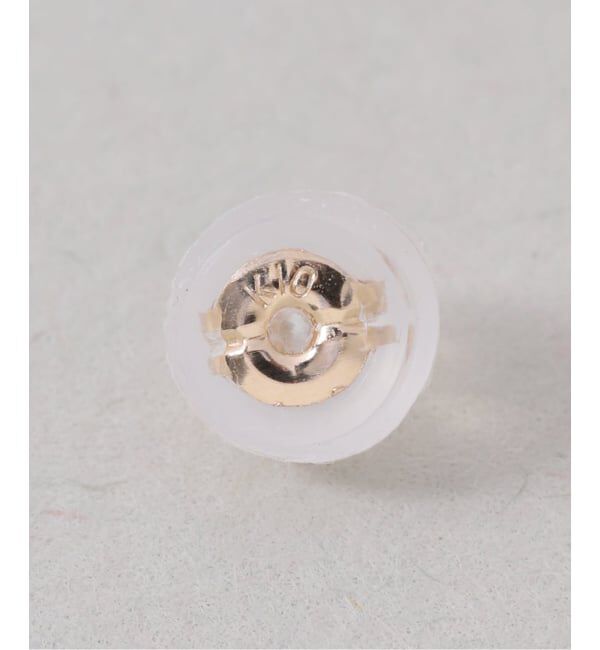 Lilas by Spick&Span「《予約》アイオライトスタッドピアス K10（両耳）」|ピアス|