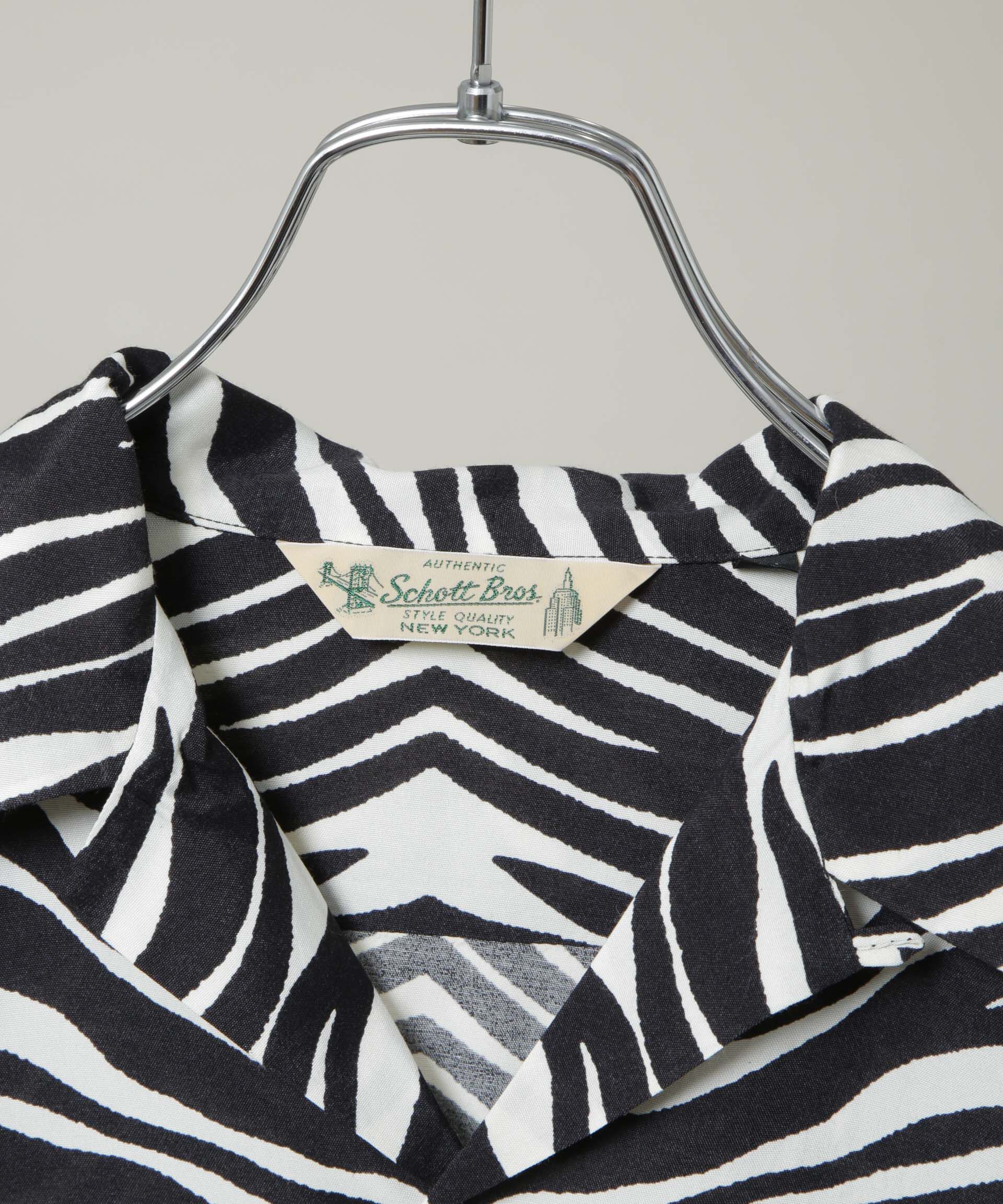 nano･universe「Schott/ZEBRA RAYON SHIRT」|シャツ・ブラウス|