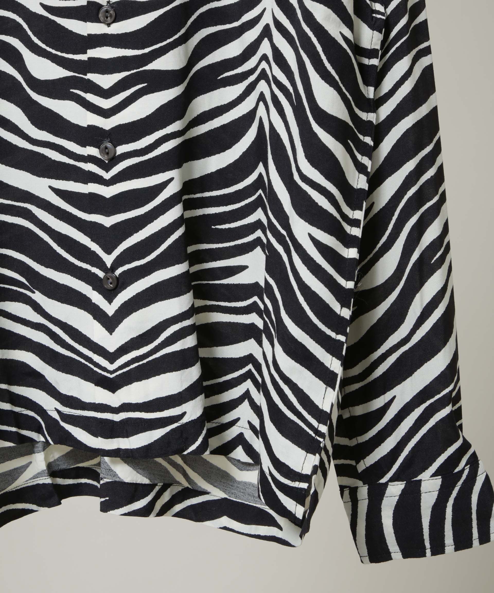 nano･universe「Schott/ZEBRA RAYON SHIRT」|シャツ・ブラウス|