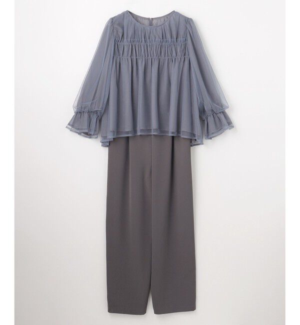 ANY SIS「【Lily Calin】チュールレイヤードパンツ ドレス」|ドレス|