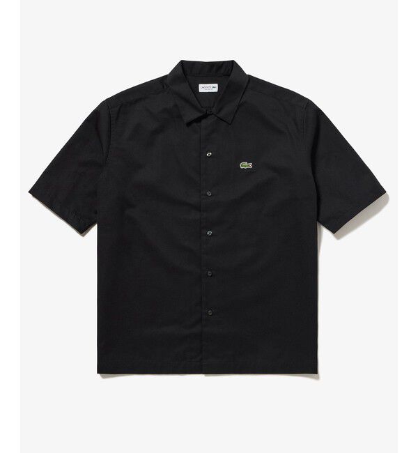 LACOSTE「シルクブレンドオープンカラーシャツ」|シャツ・ブラウス|