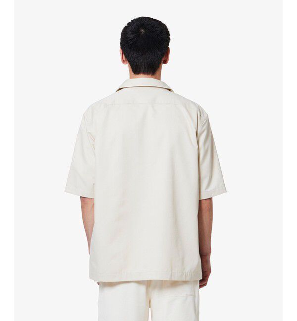 LACOSTE「シルクブレンドオープンカラーシャツ」|シャツ・ブラウス|