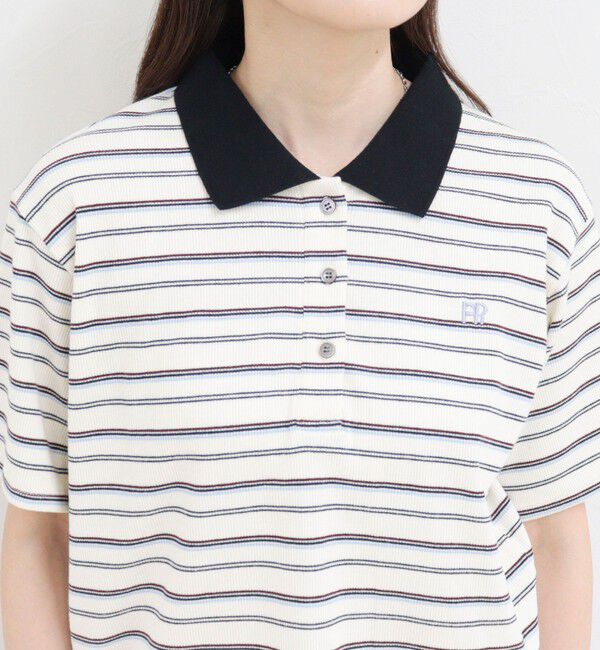 fredy emue「マルチボーダーポロシャツ」|ポロシャツ|