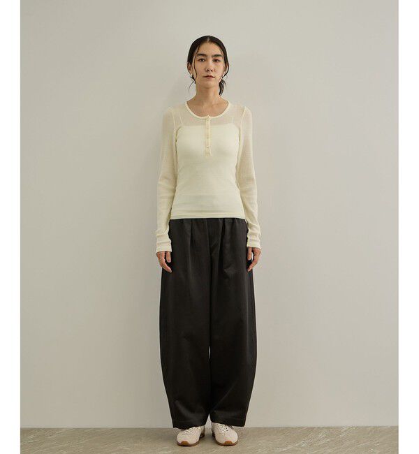 SALON adam et rope'「HugWool ヘンリーネックプルオーバー / イージーケア」|Tシャツ・カットソー|