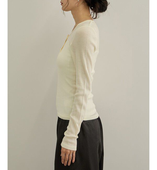 SALON adam et rope'「HugWool ヘンリーネックプルオーバー / イージーケア」|Tシャツ・カットソー|