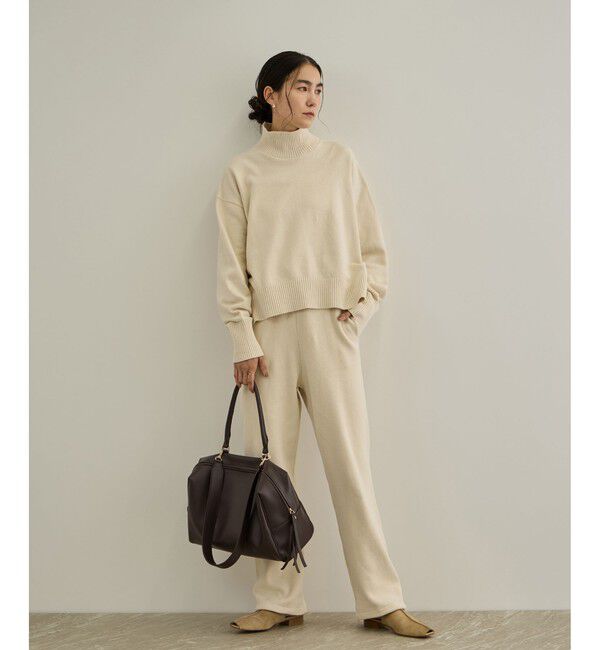 SALON adam et rope'「【WEB限定】レザーワンハンドルボストン / A4対応」|ボストンバッグ|