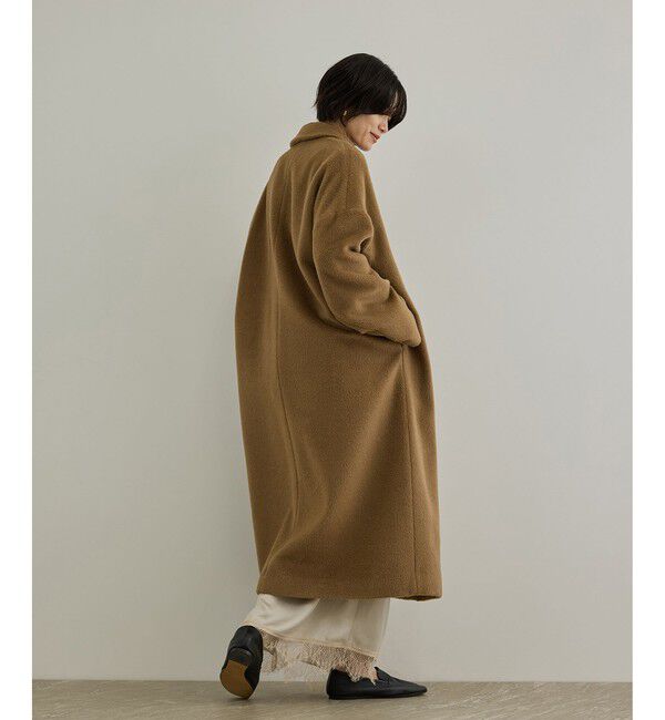 SALON adam et rope'「MTR アルパカシャギーロングコート / 軽量」|チェスターコート|
