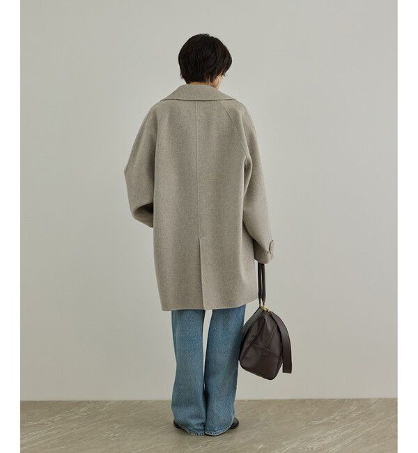 SALON adam et rope'「シャルムリバーショートPコート」|ピーコート|