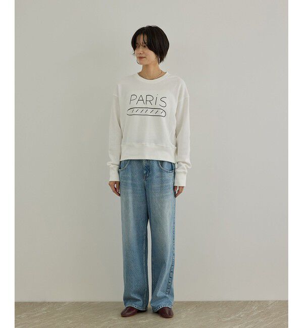 SALON adam et rope'「【Camille de Cussac by SALON】アートプリントスウェット」|スウェット・ジャージ|