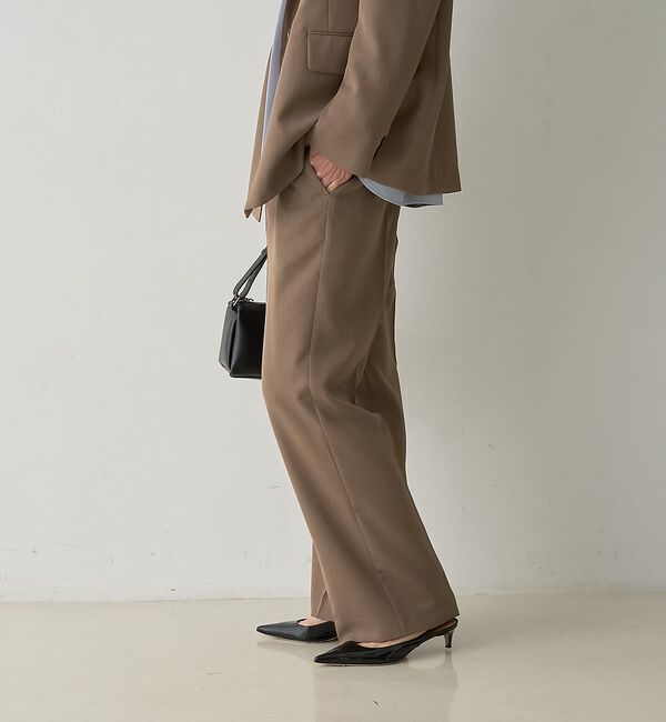 qualite「タックストレートパンツ【予約】」|その他|