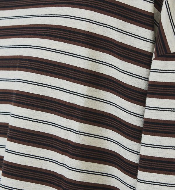 abahouse mavie「マルチボーダーロングTシャツ【予約】」|Tシャツ・カットソー|