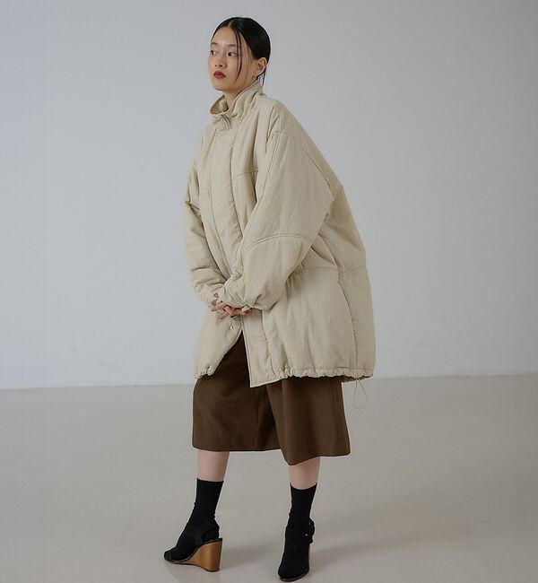 NOMINE「【セットアップ対応】フロントボタン ウールライクオックス バミューダワイドパンツ」|その他|