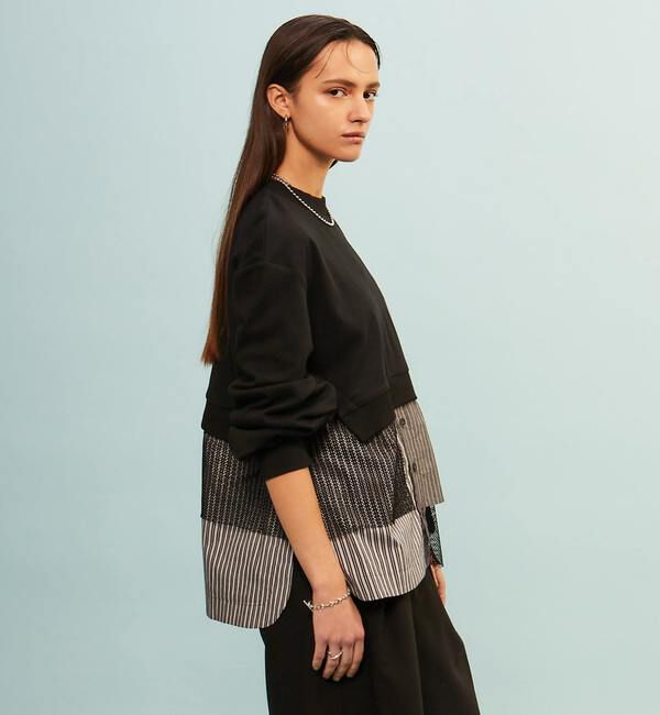 Soffitto「【AULA AILA別注】SHIRT COMBINATION PULLOVER」|その他|