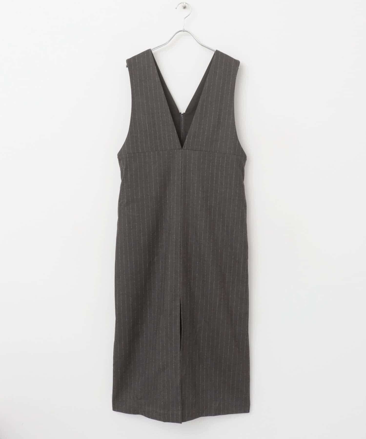 URBAN RESEARCH ROSSO「ディープVネックストライプワンピース」|ワンピース|