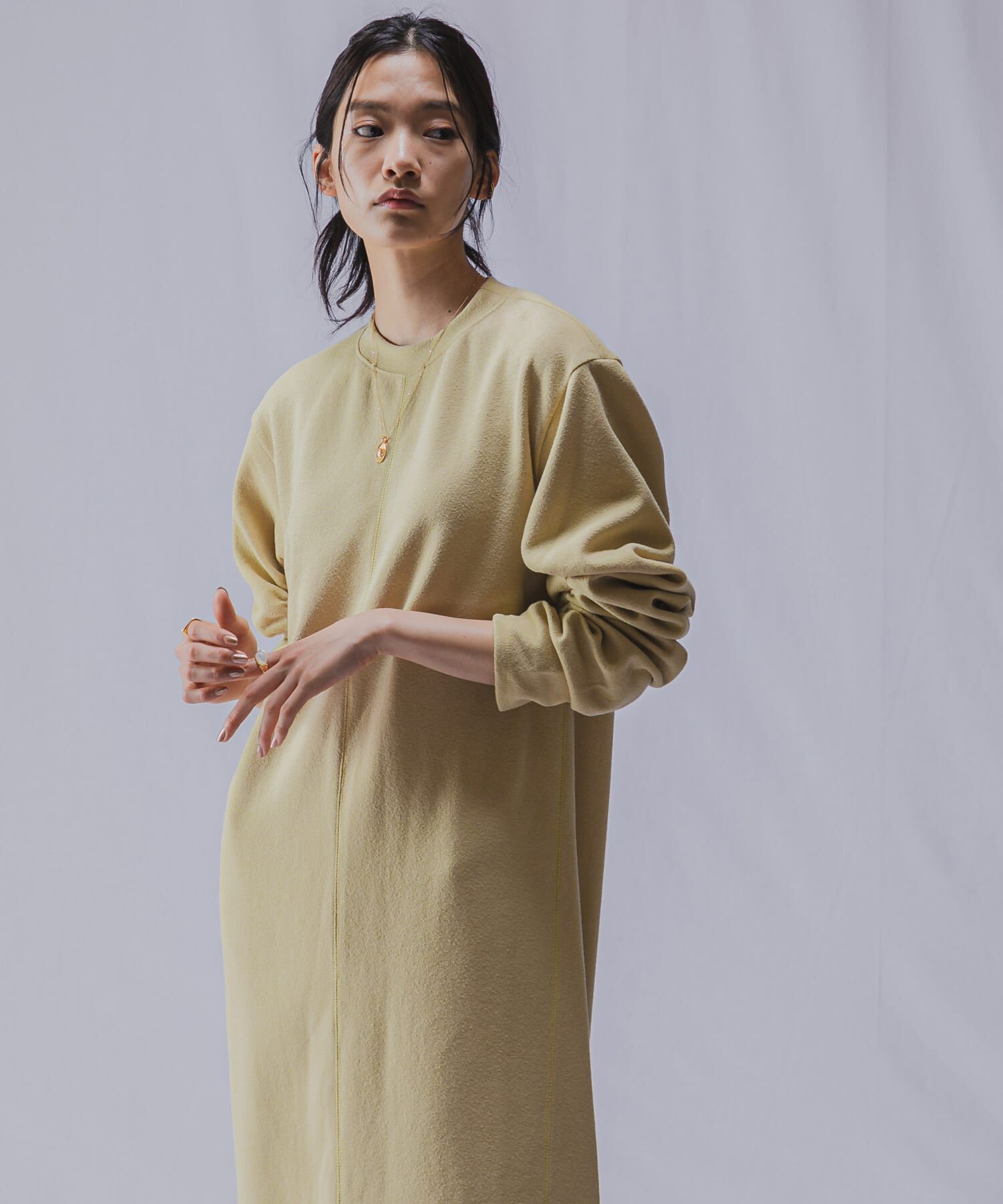 URBAN RESEARCH ROSSO「Lirica　shirring cut sew one-piece」|ワンピース|
