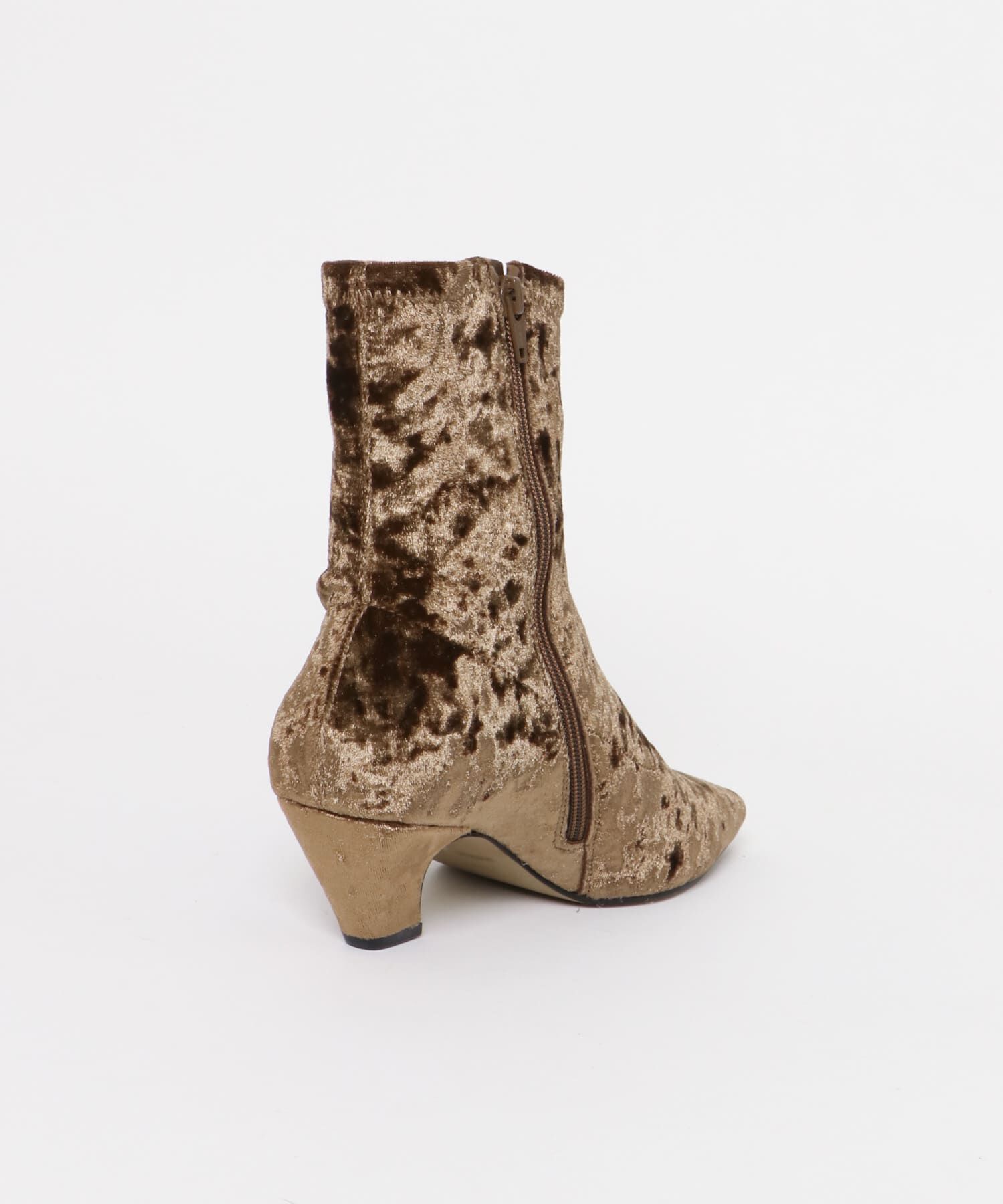 URBAN RESEARCH ROSSO「LE VERNIS　Velor stretch boots」|ショートブーツ|