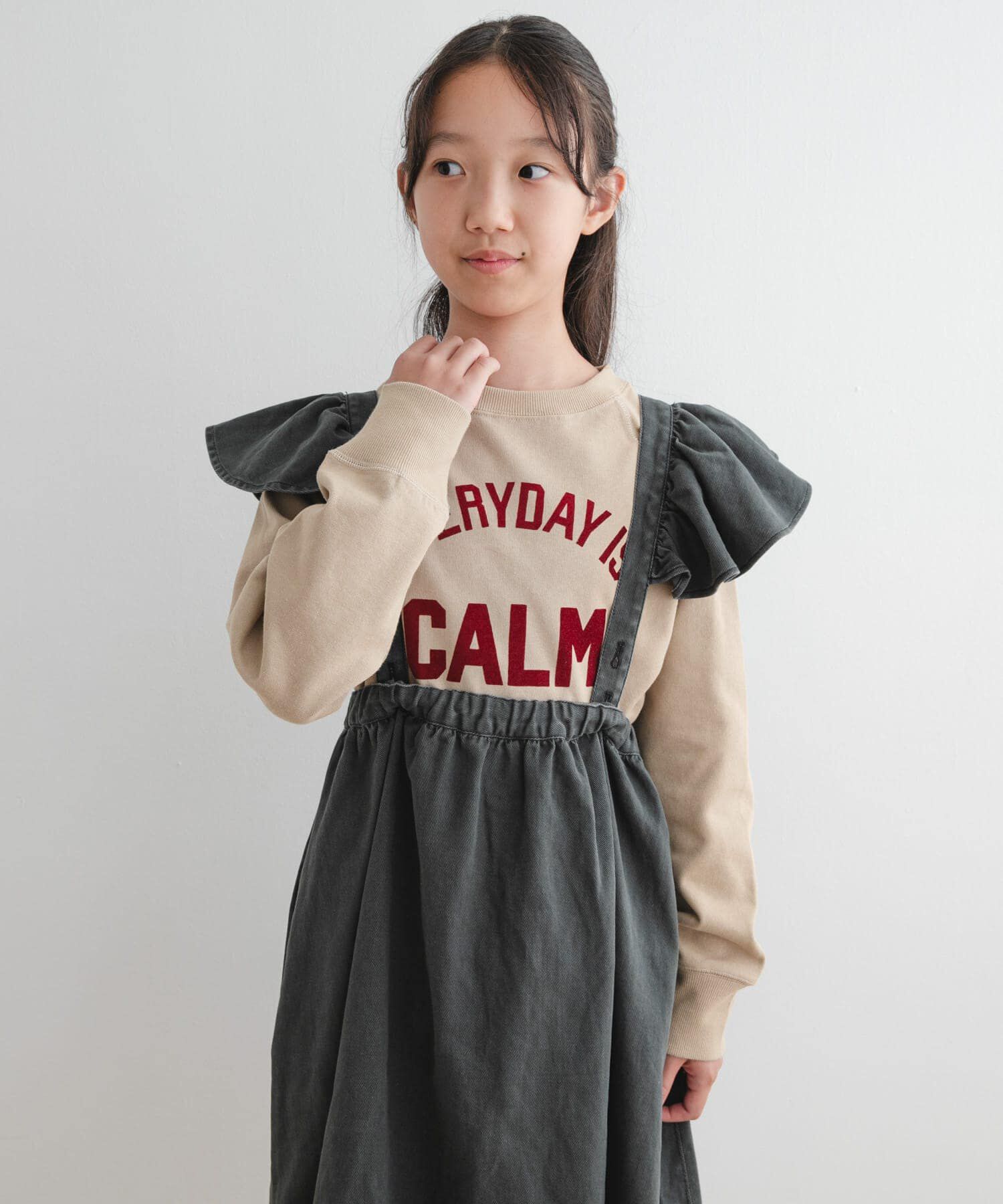 URBAN RESEARCH DOORS「『WEB/一部店舗限定サイズ』2WAYフリルジャンパースカート(KIDS)」|ワンピース|