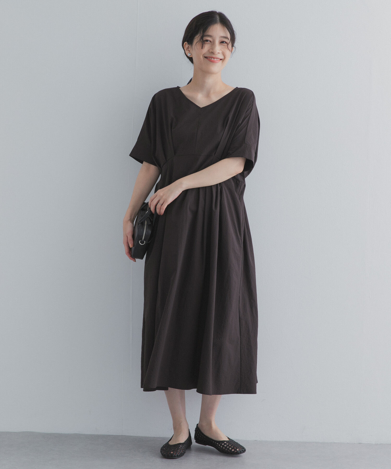 URBAN RESEARCH DOORS「ウエストタックワンピース」|ワンピース|