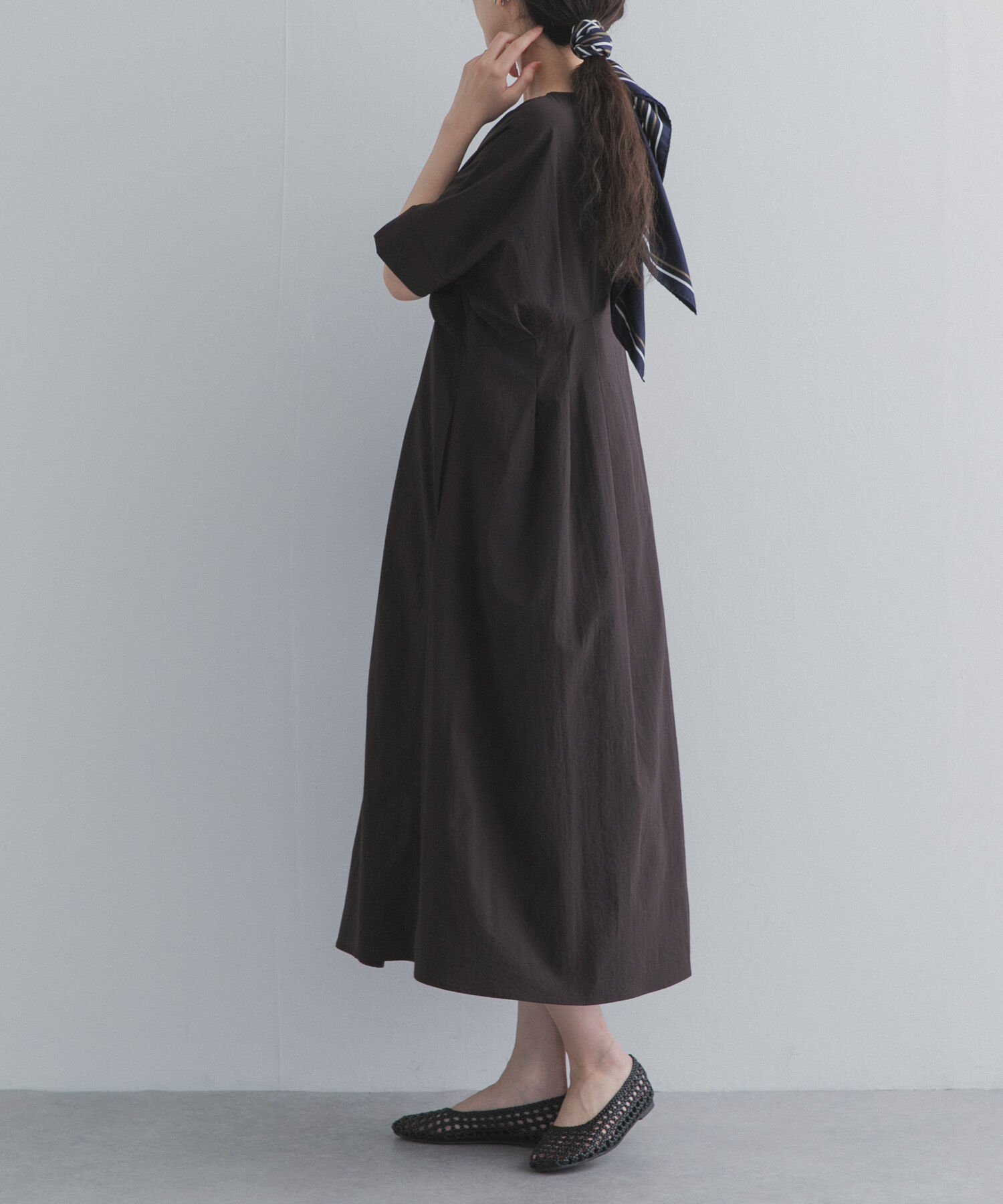URBAN RESEARCH DOORS「ウエストタックワンピース」|ワンピース|