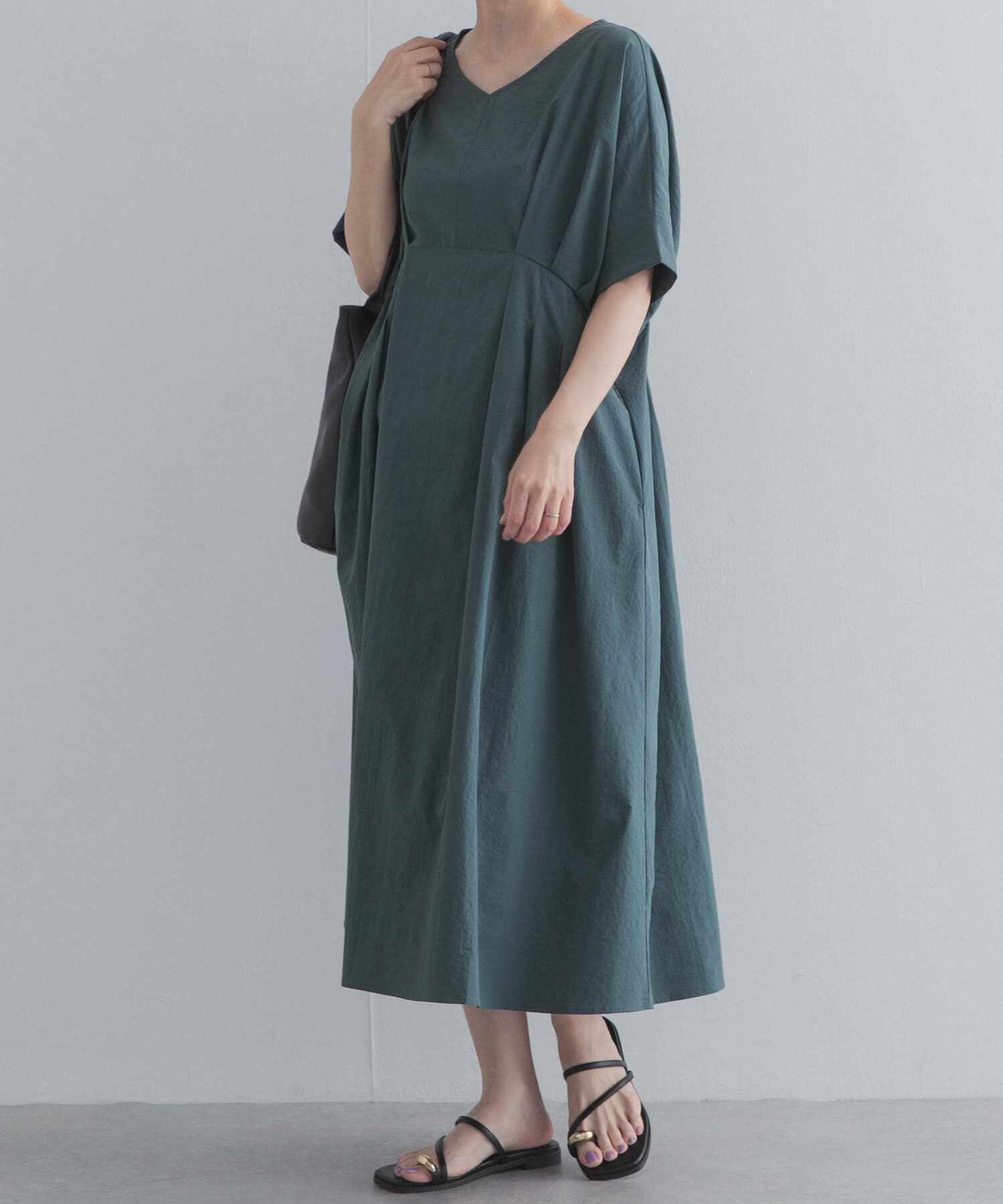 URBAN RESEARCH DOORS「ウエストタックワンピース」|ワンピース|