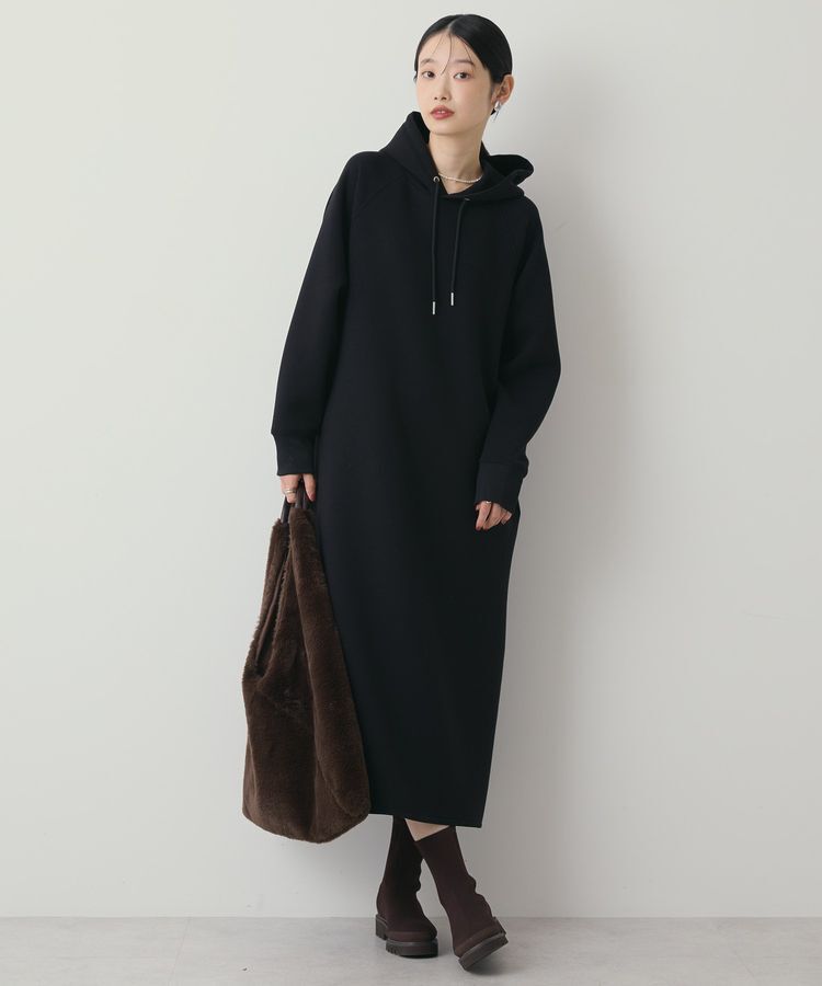 AMERICAN HOLIC「ダンボールフーディーワンピース」|ワンピース|Black