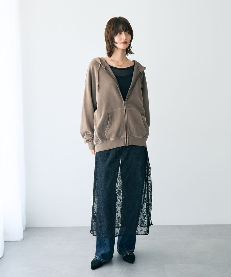 YECCA VECCA「【STAR＆STRIPE】ZIPフーディ」|スウェット・ジャージ|