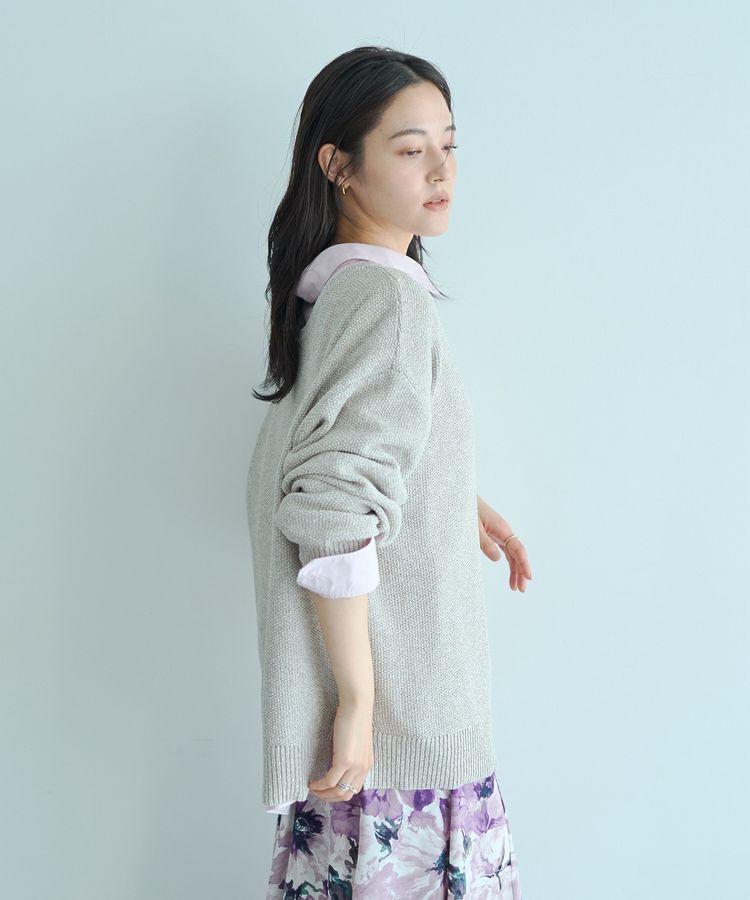 YECCA VECCA「2wayヘンリーネックルーズニット」|ニット・セーター|