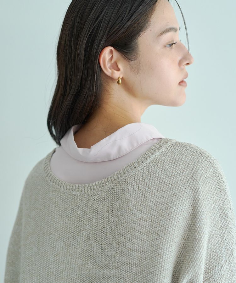 YECCA VECCA「2wayヘンリーネックルーズニット」|ニット・セーター|