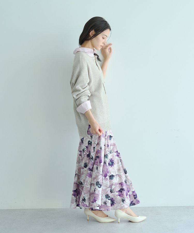 YECCA VECCA「2wayヘンリーネックルーズニット」|ニット・セーター|