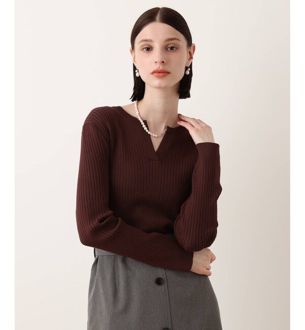 allureville「キーネックドッキングワンピース」|ワンピース|