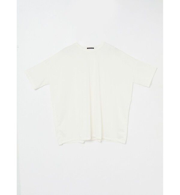 mizuiro ind「mizuiro ind ワイドクルーネックプルオーバー」|Tシャツ・カットソー|