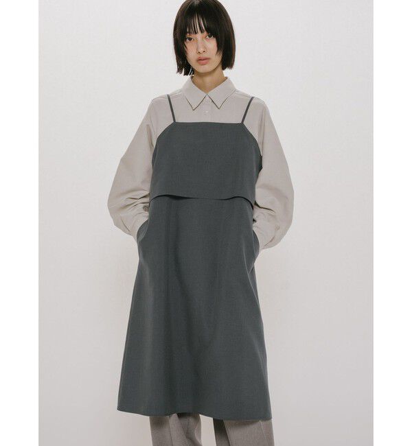 MIDIUMISOLID「MIDIUMISOLID for Ladies レイヤードキャミソールワンピース」|ワンピース|