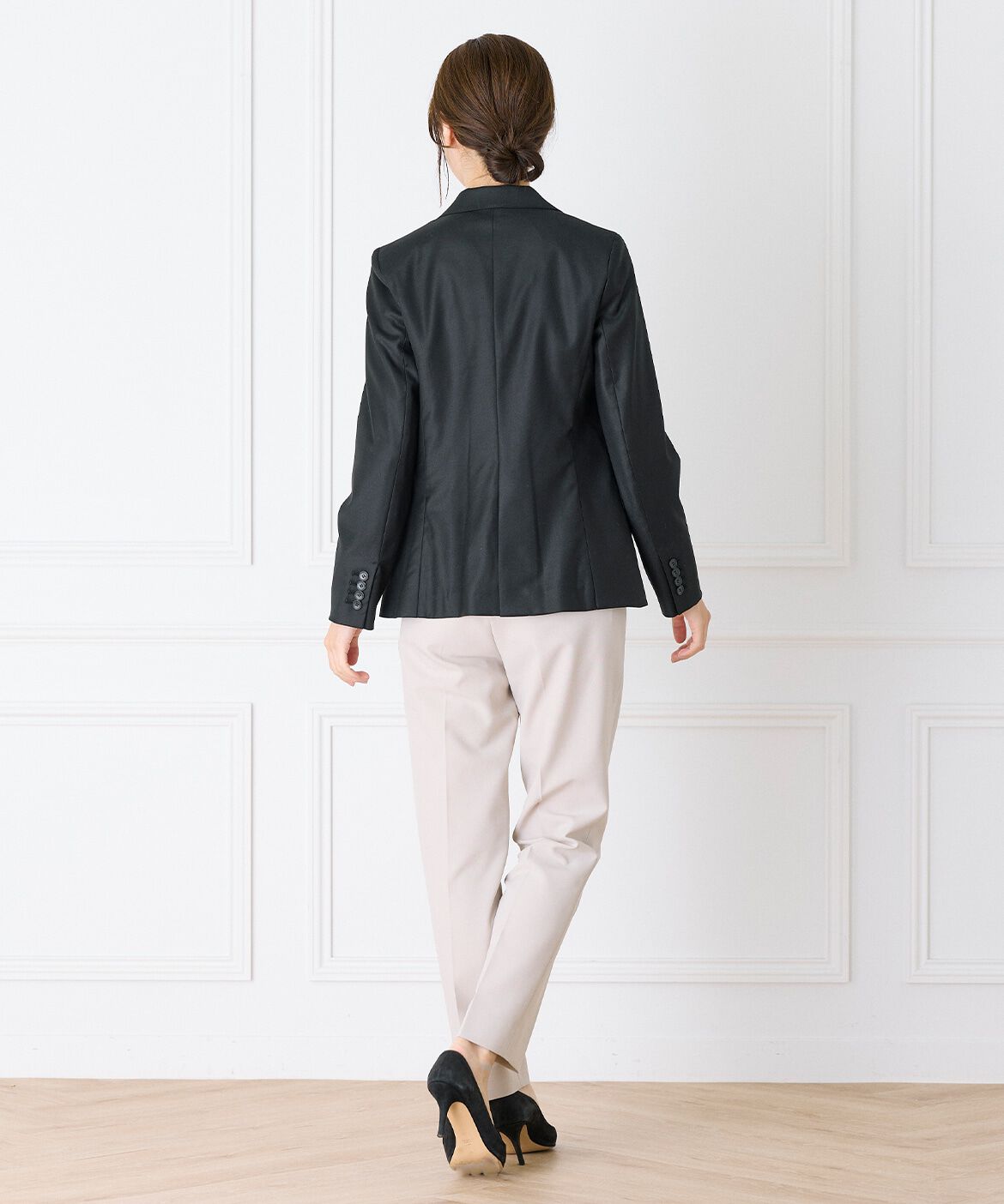 INED「《大きいｻｲｽﾞ》ｼﾝｸﾞﾙﾃｰﾗｰﾄﾞｼﾞｬｹｯﾄ《Loro Piana/ﾛﾛ  」|テーラードジャケット|