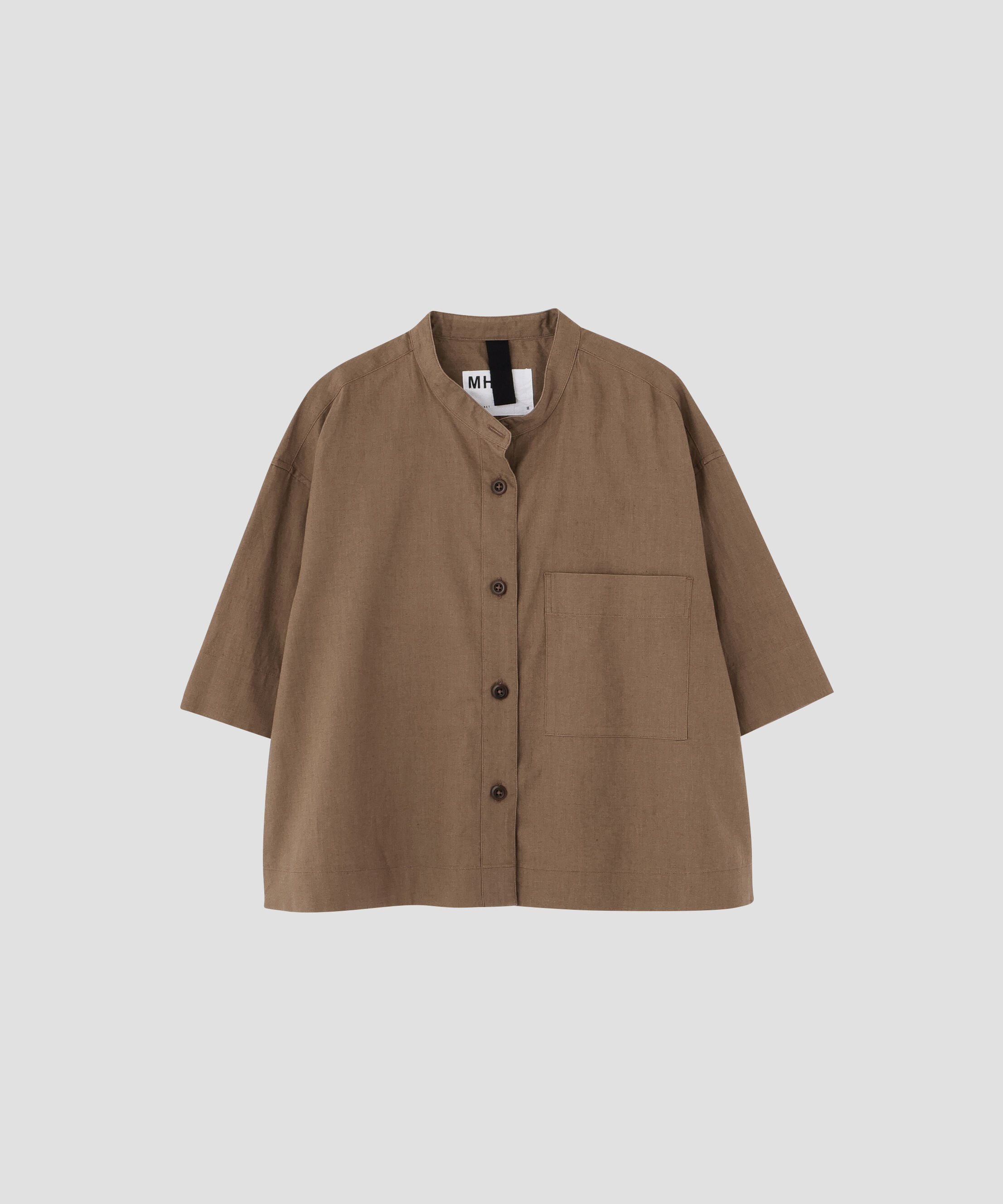 MHL.「SURFACE DYED COTTON LINEN SHIRT」|シャツ・ブラウス|