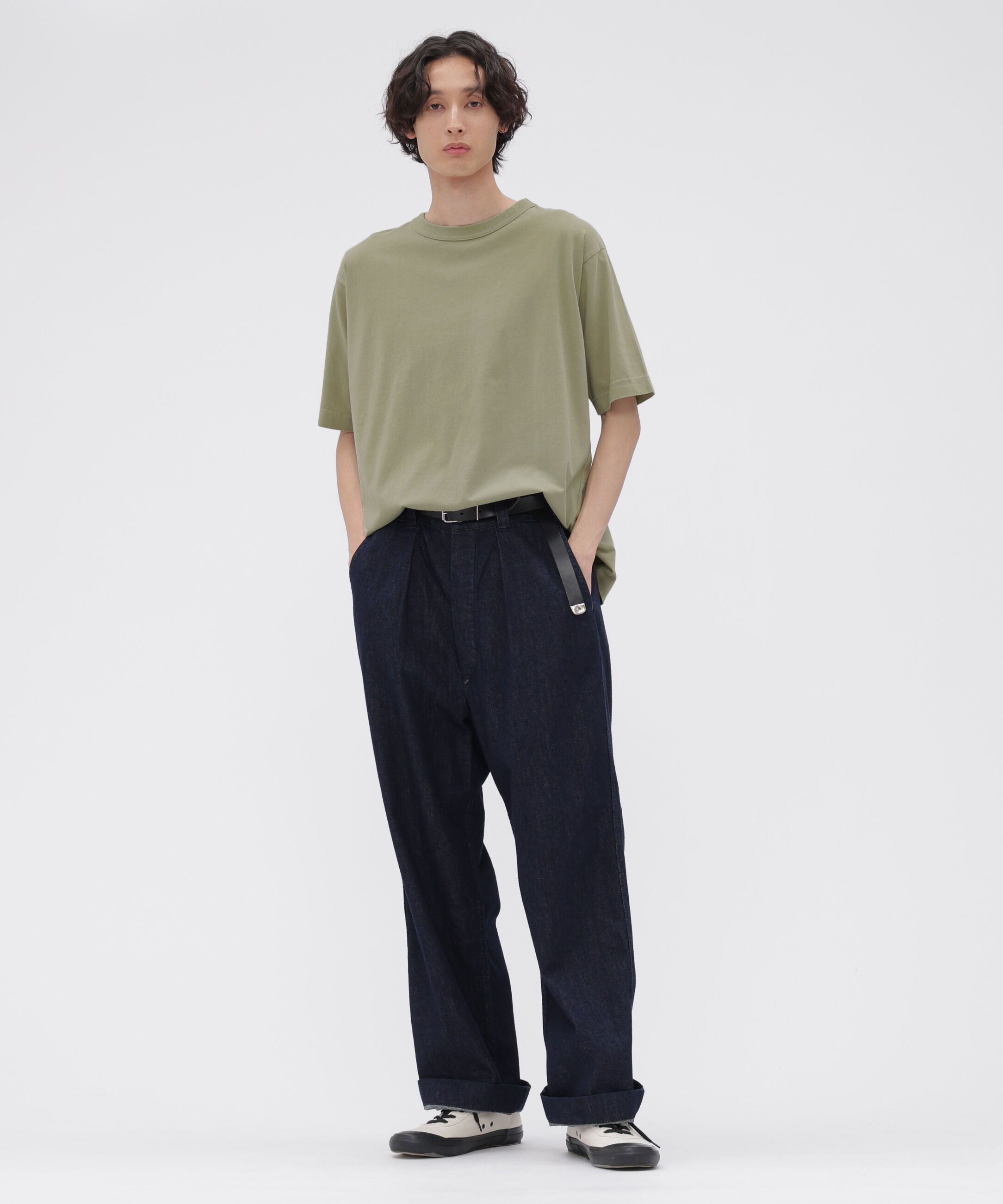 MHL.「FADED ROUGH COTTON JERSEY TOP」|Tシャツ・カットソー|