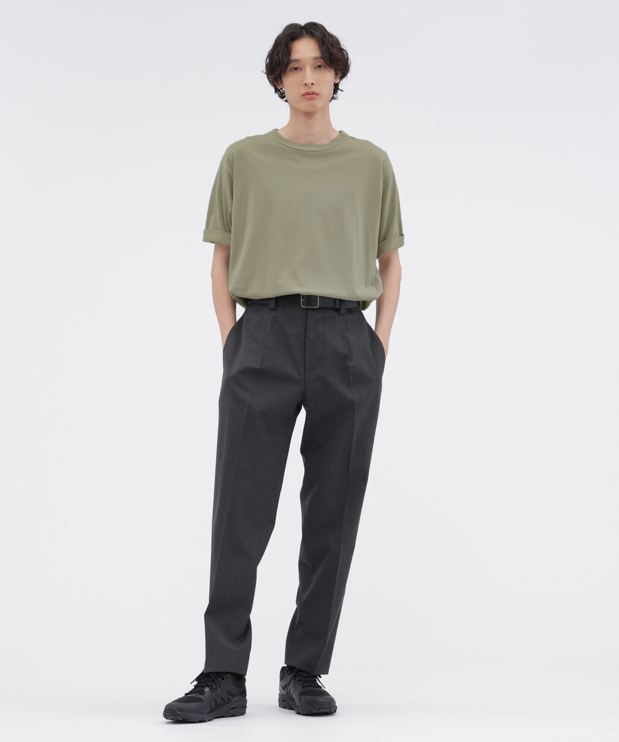 MHL.「FADED ROUGH COTTON JERSEY TOP」|Tシャツ・カットソー|