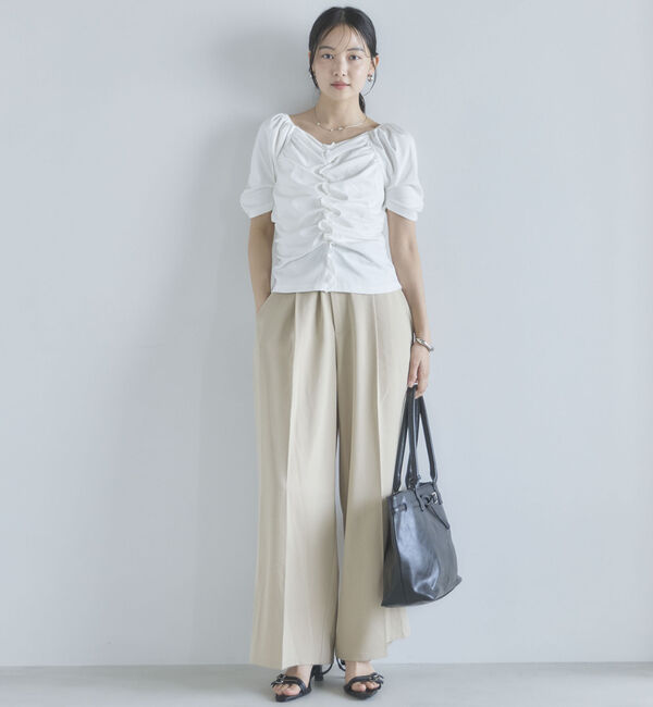 archives「【ＯＮかわ】ギャザーカットＴＯＰＳ」|Tシャツ・カットソー|